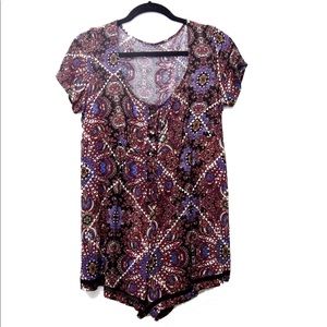 Pattern short romper